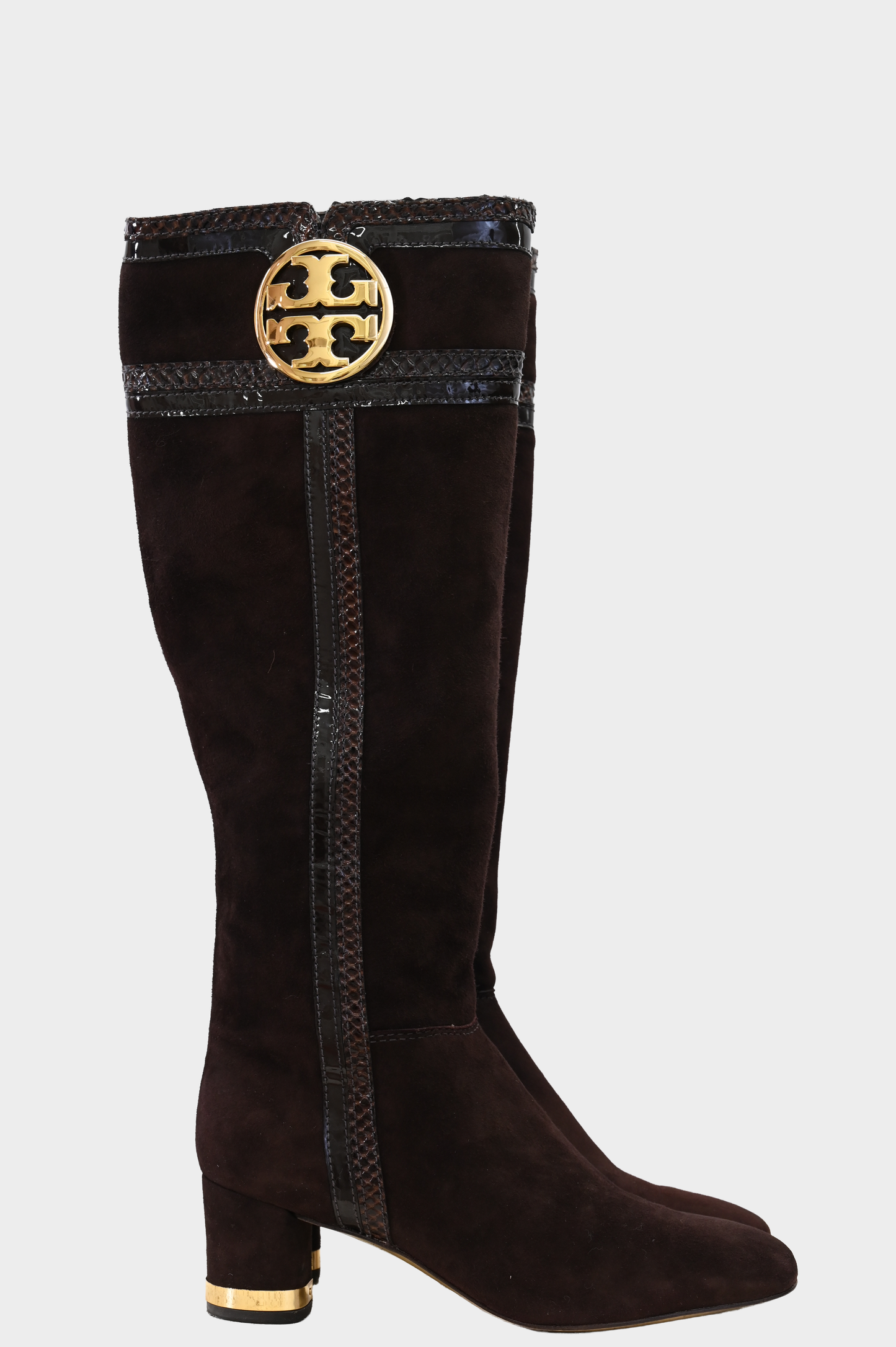 Tory Burch Suede Knee High Boots