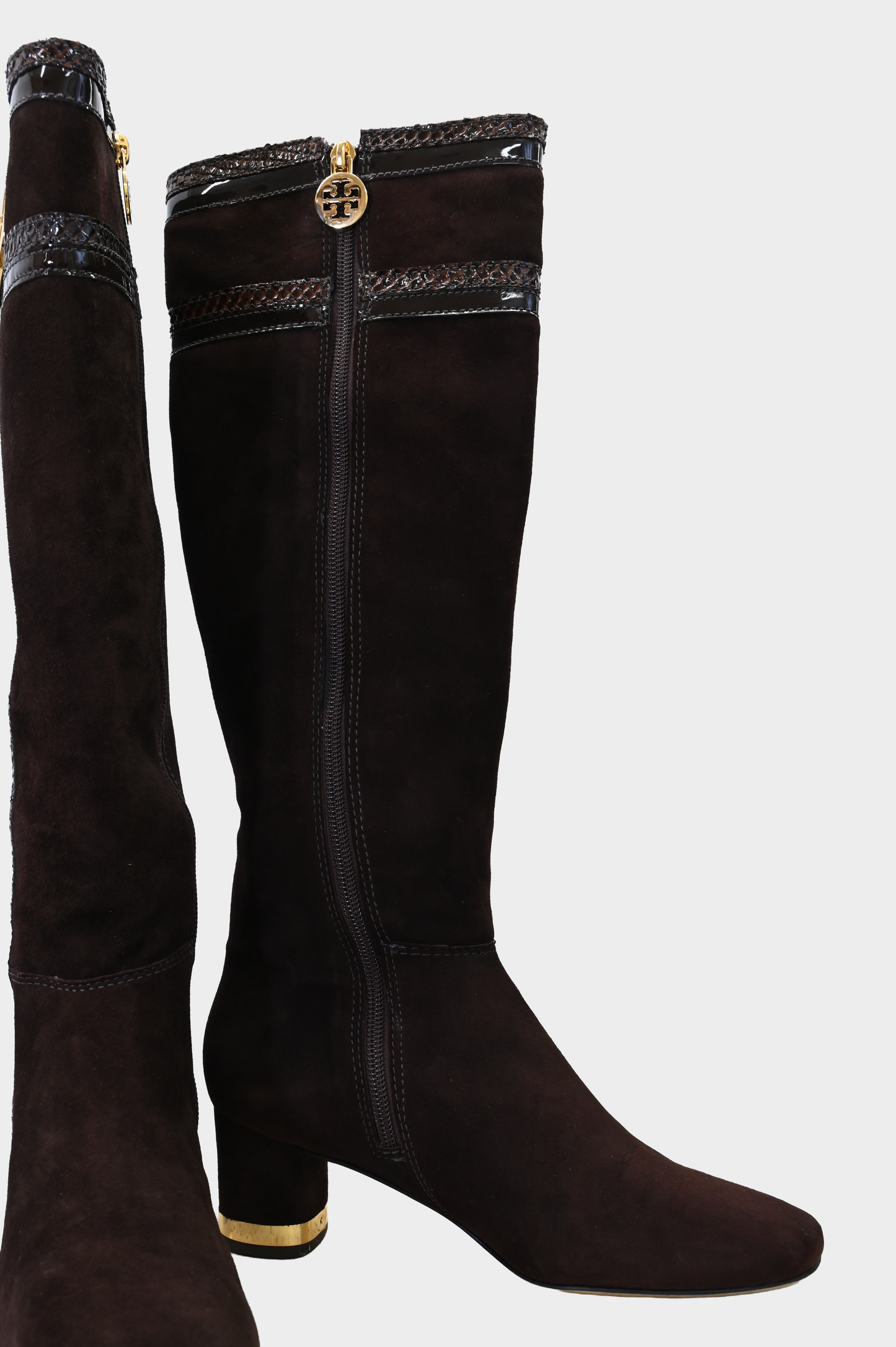 Tory Burch Suede Knee High Boots