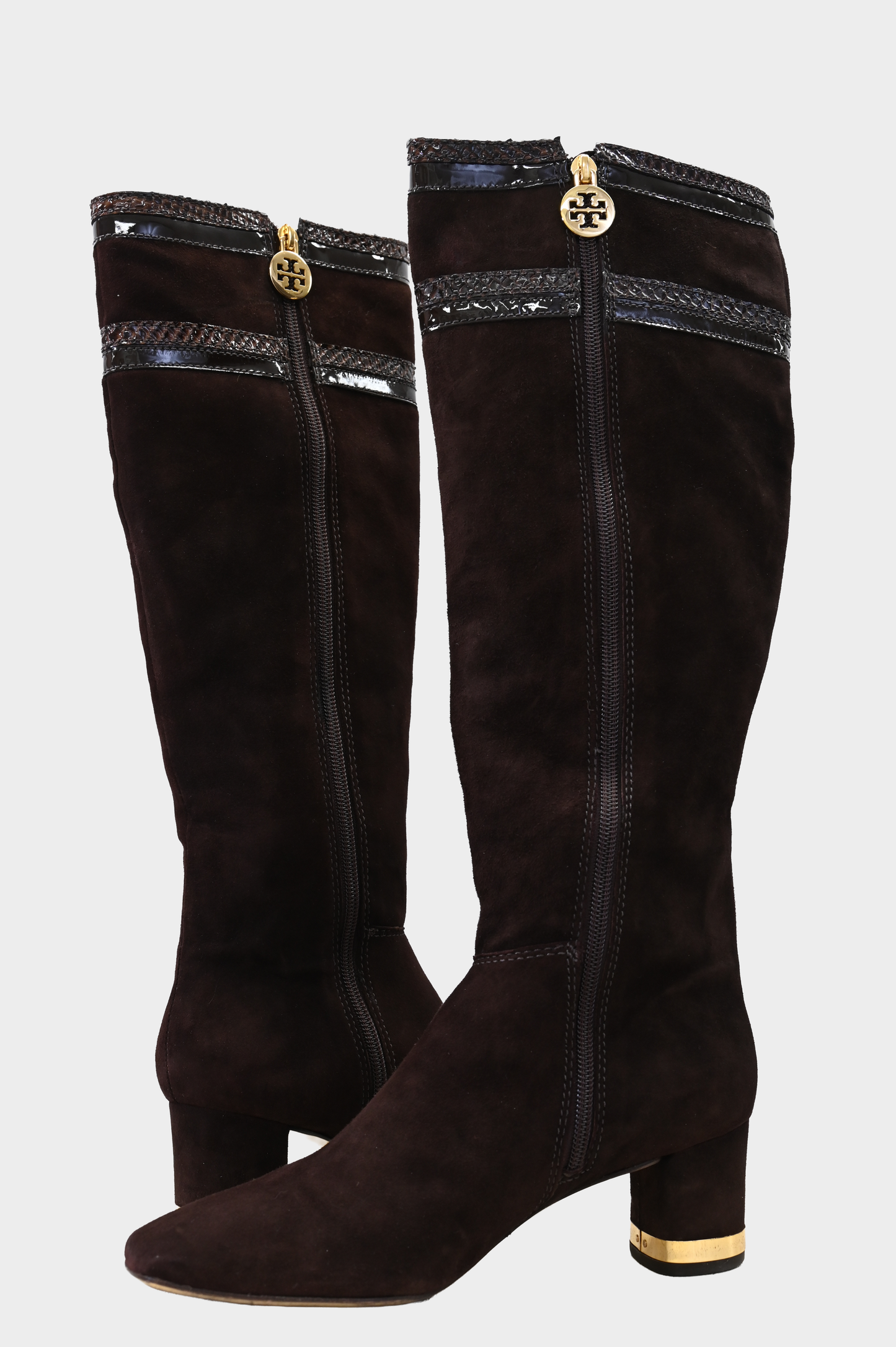 Tory Burch Suede Knee High Boots