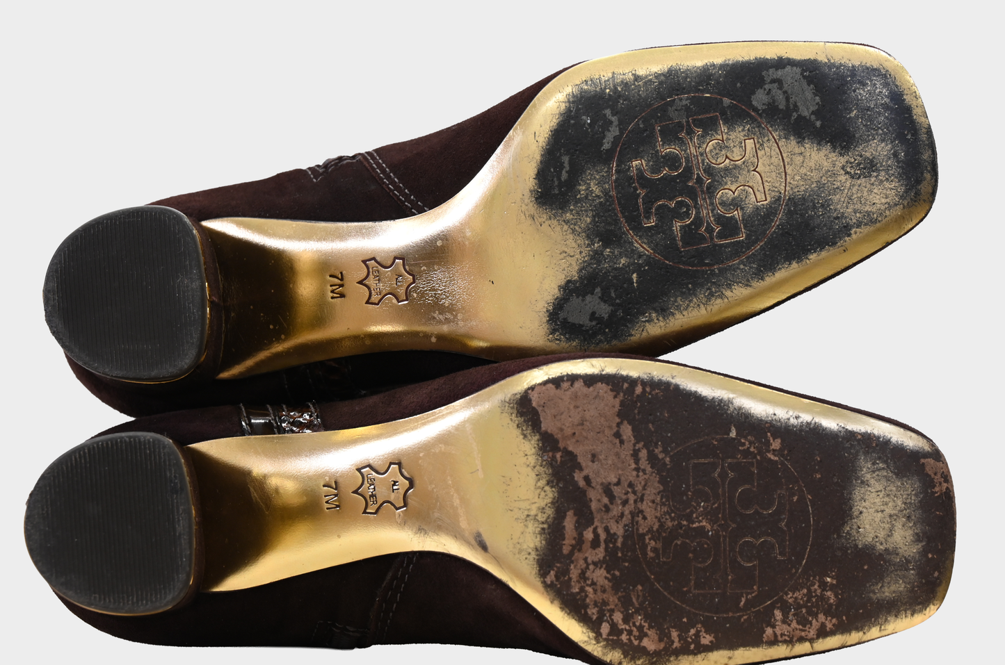 Tory Burch Suede Knee High Boots