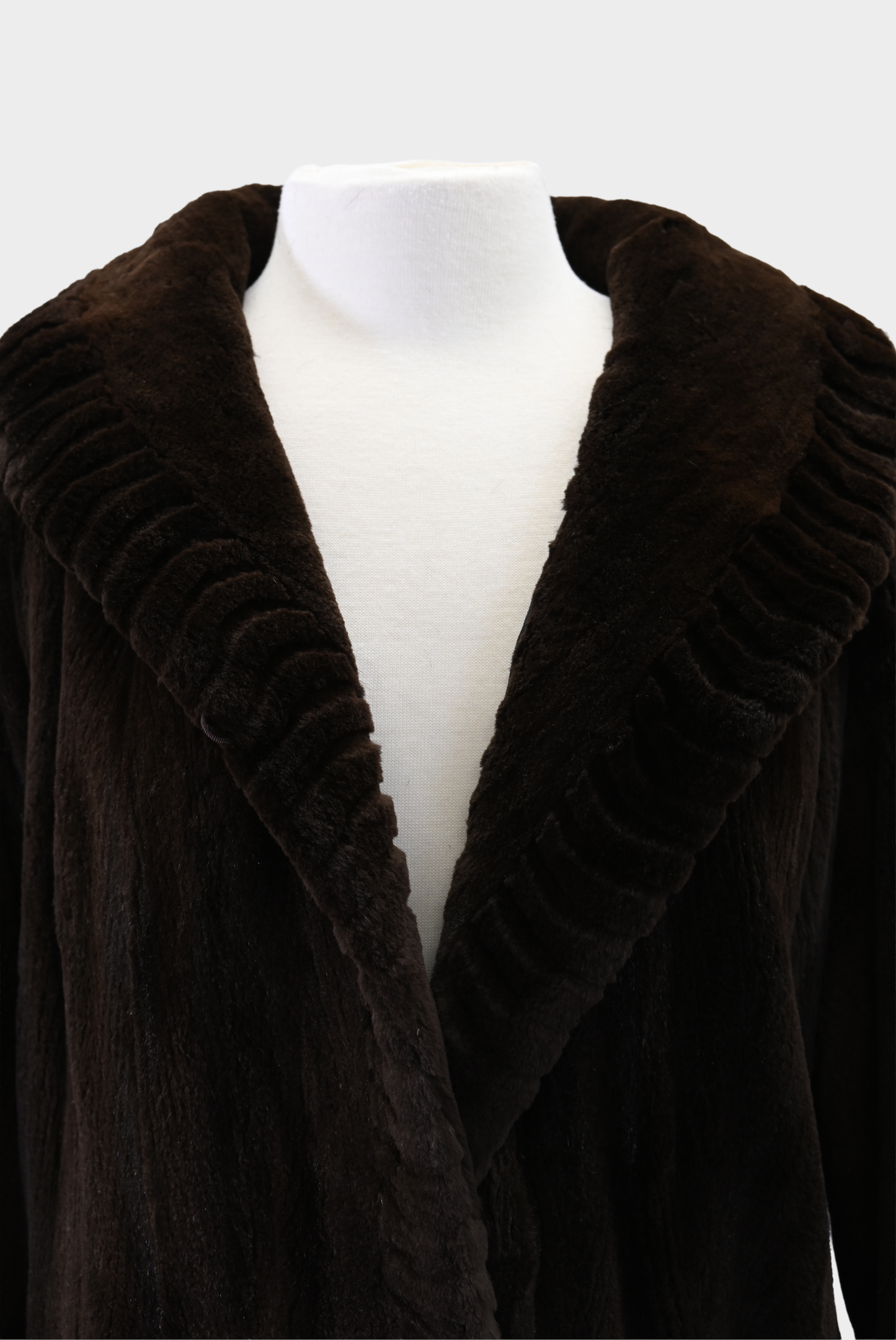 Sheared Mink Stroller Coat